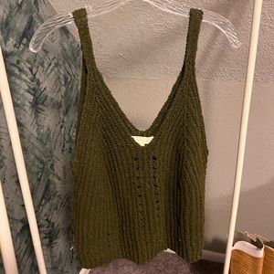 Love Stitch Knit Tank Top